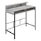 Monarch Specialties Computer Desk, Home Office, Standing, Storage Shelves, 48"L, Work, Laptop, Metal, Grey, Black I 7703 - alternate 1